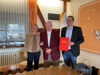 Dagmar Schmidt, Dieter Ullrich und David Rauber