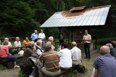 Jürgen Mock bei den Worten zur Eröffnung