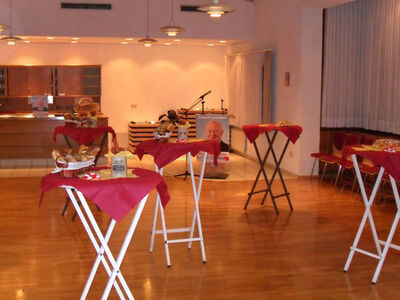 Geschafft - alles bereit: Viele hatten angepackt