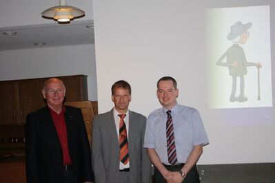 v. l. n. r.: Erhard Henrich, Jürgen Mock und Christian Muskat