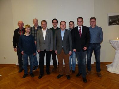 Mitglieder des Vorstands: E. Henrich, D. Mock, H. Clößner, J. Mock, F. Stremmel, S. Koch, K. Rauber, D. Rauber, S. Arch